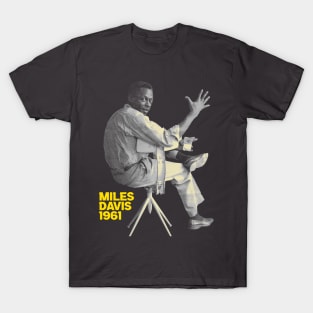 Classic Young Miles Davis Golden T-Shirt